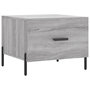 Voir la diapositive 2 : VIDAXL Table basse Sonoma gris 50x50x40 cm Bois d'ingenierie