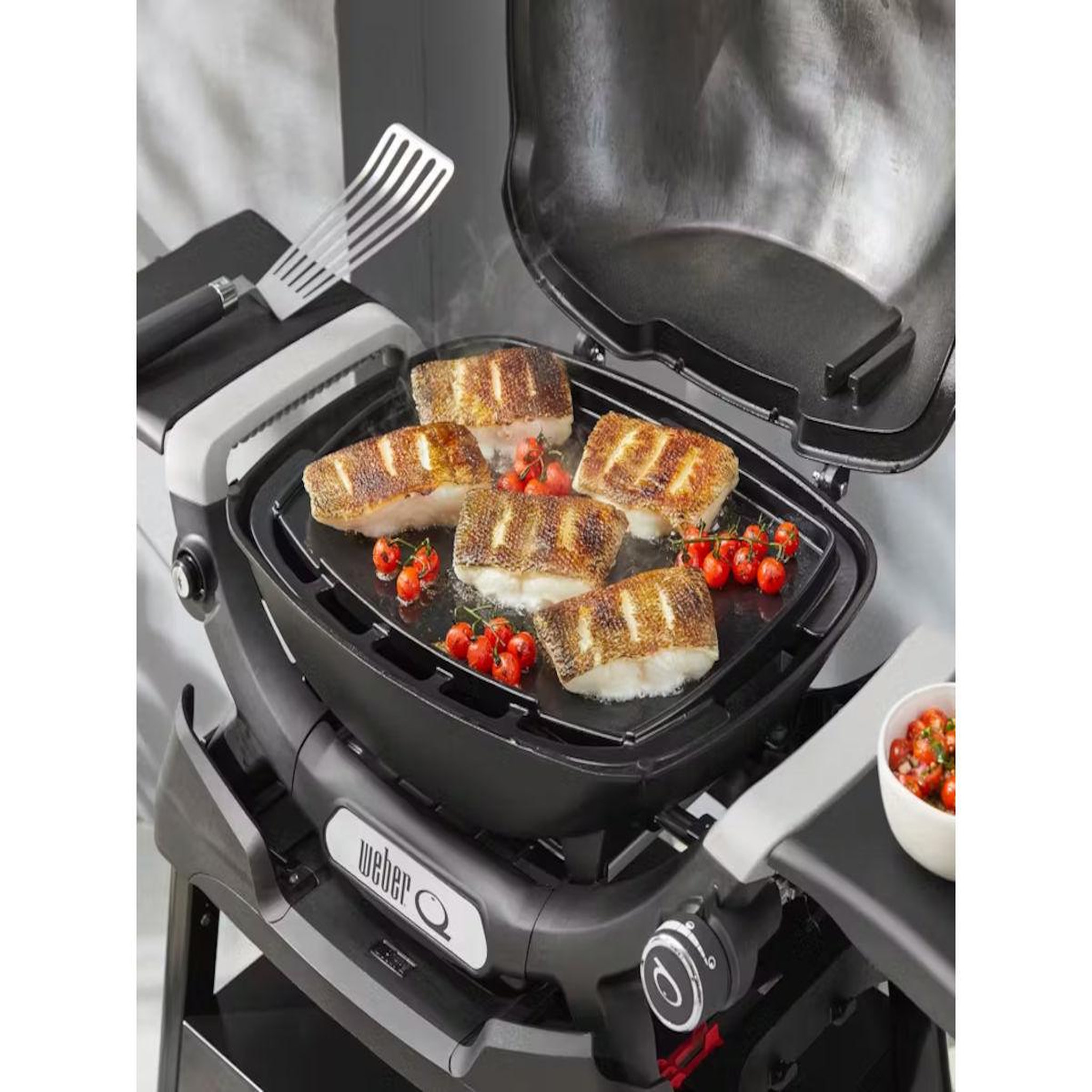Voir la diapositive 4 : Weber Plancha (complète) pour barbecue q1100n et q 1200n - weber