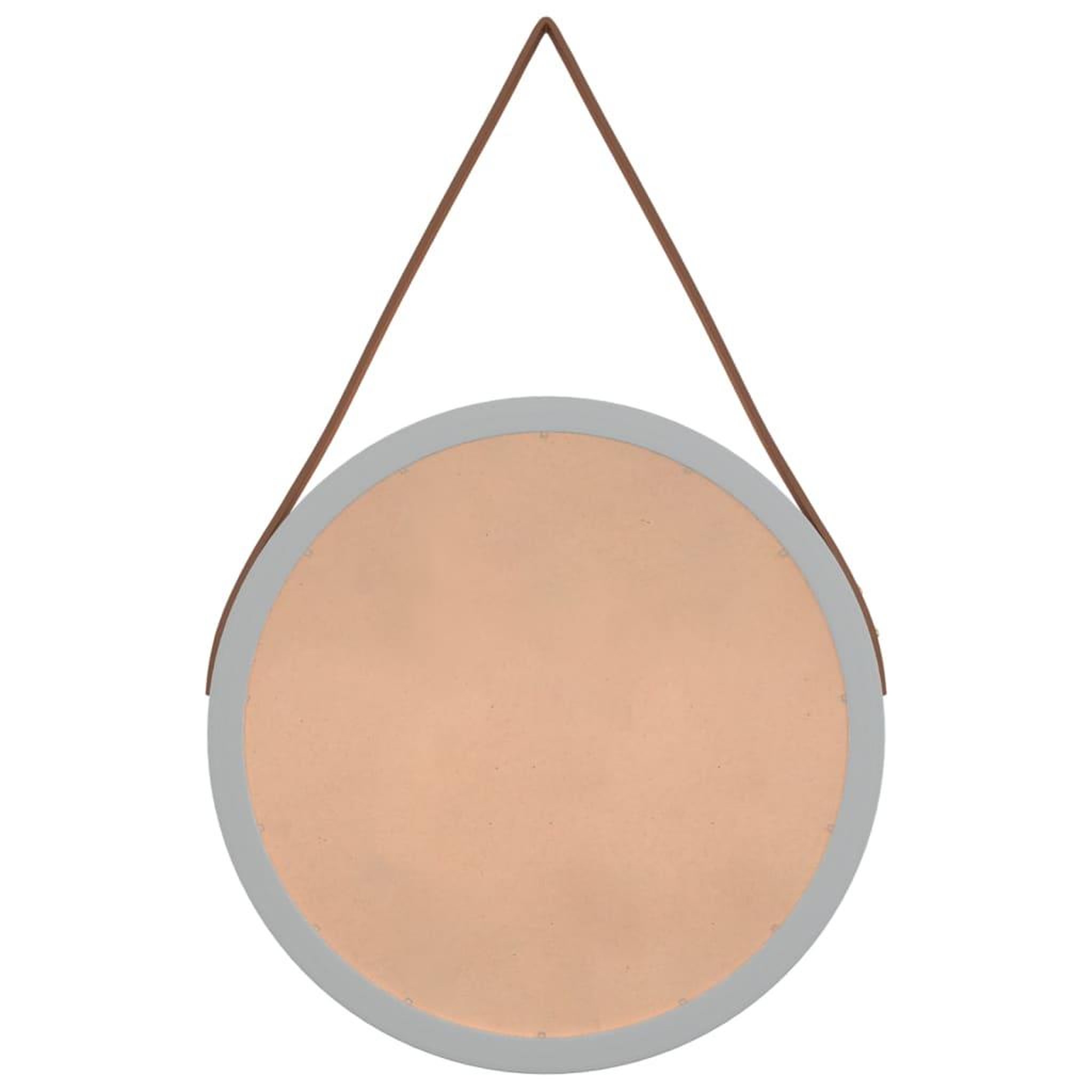 Voir la diapositive 4 : VIDAXL Miroir mural avec sangle Argente Ø 35 cm