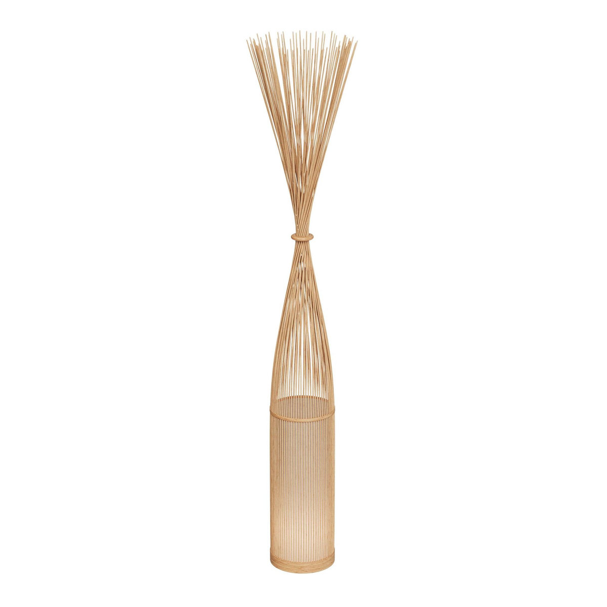 Rendez vous déco Lampadaire en bambou naturel 1m70-Huron