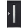 Voir la diapositive 3 : VIDAXL Porte d'entree anthracite 98x190 cm PVC