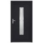 Voir la diapositive 3 : VIDAXL Porte d'entree anthracite 98x190 cm PVC