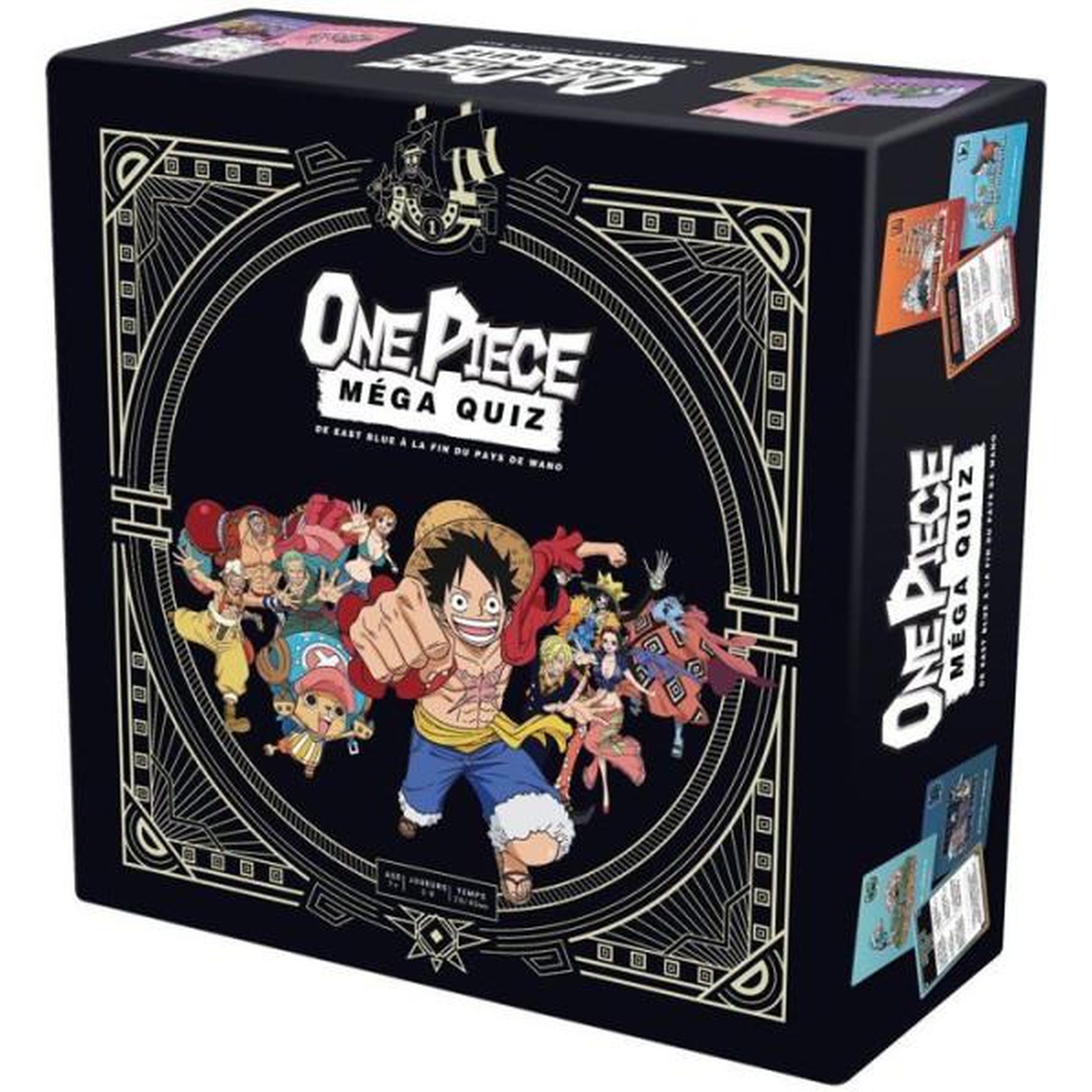 TOPI GAMES ONE PIECE LE MEGA QUIZ - Jeu de société - TOPI GAMES - 2 a 8 joueurs - Des 7 ans
