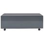 Voir la diapositive 5 : VIDAXL Table basse Gris brillant 100x100x35 cm