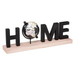 ATMOSPHERA Mot Déco à Poser  Home Globe  36cm Noir