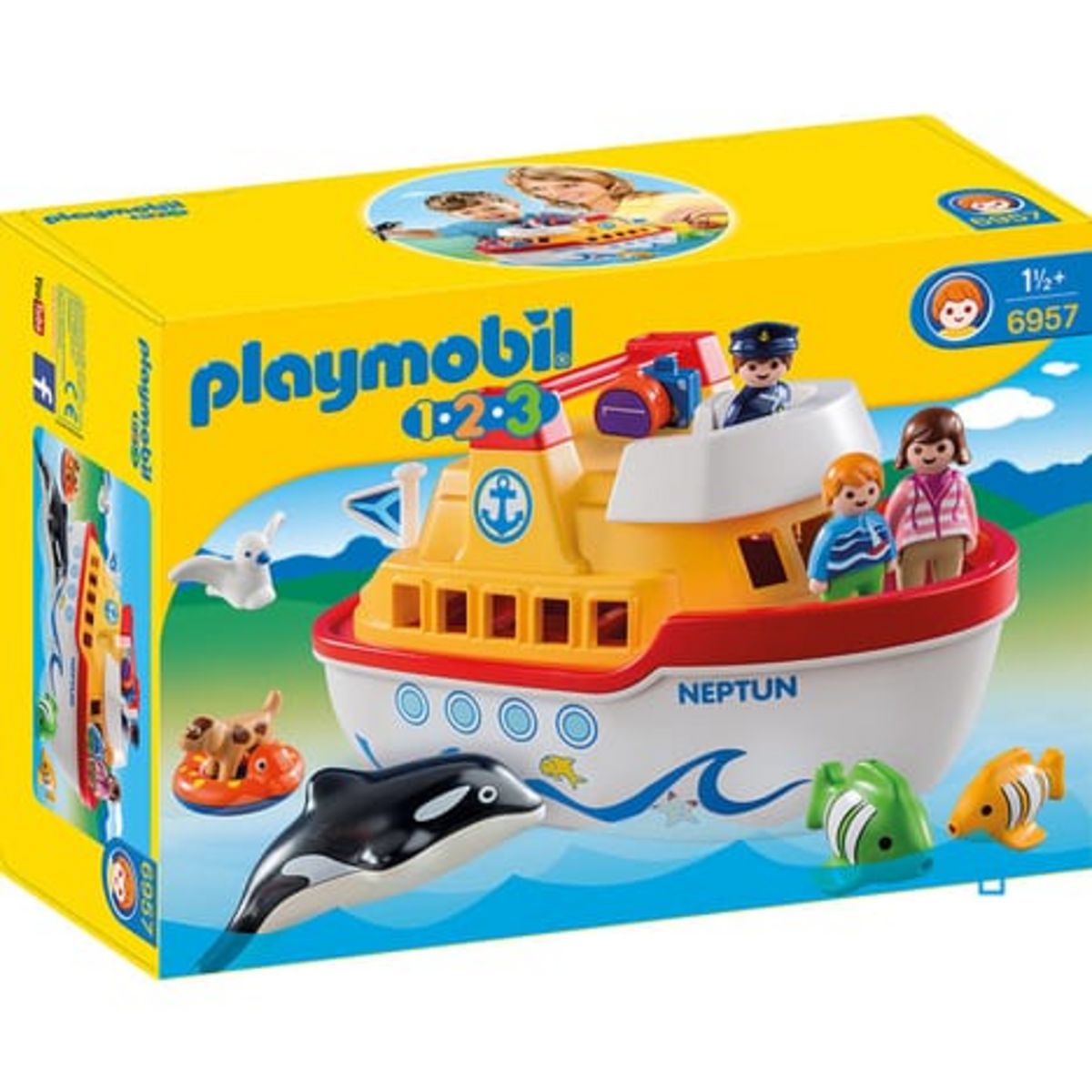 PLAYMOBIL 6957 1.2.3 - Navire Transportable
