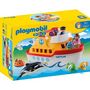Voir la diapositive 1 : PLAYMOBIL 6957 1.2.3 - Navire Transportable