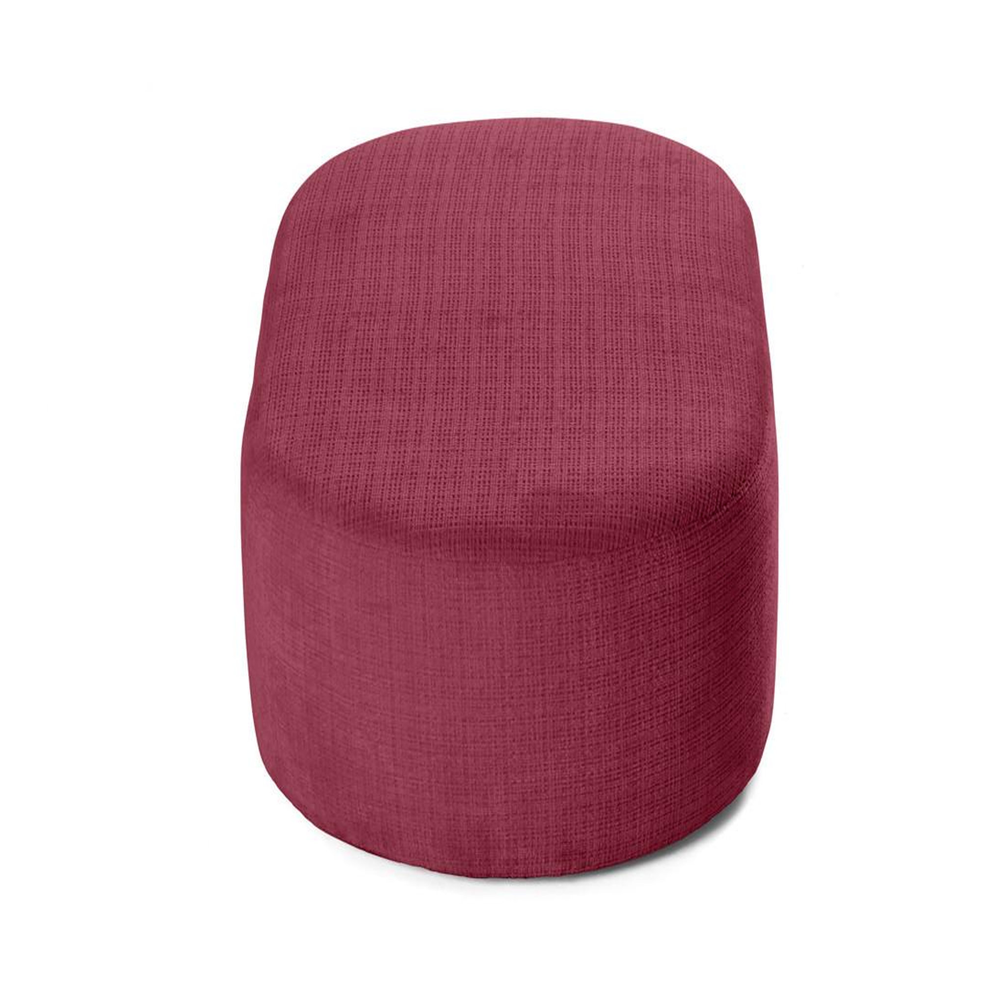 Voir la diapositive 4 : BEST MOBILIER Miro - pouf en velours texturé