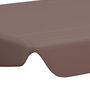 Voir la diapositive 5 : VIDAXL Toit de rechange balançoire marron 188/168x145/110 cm