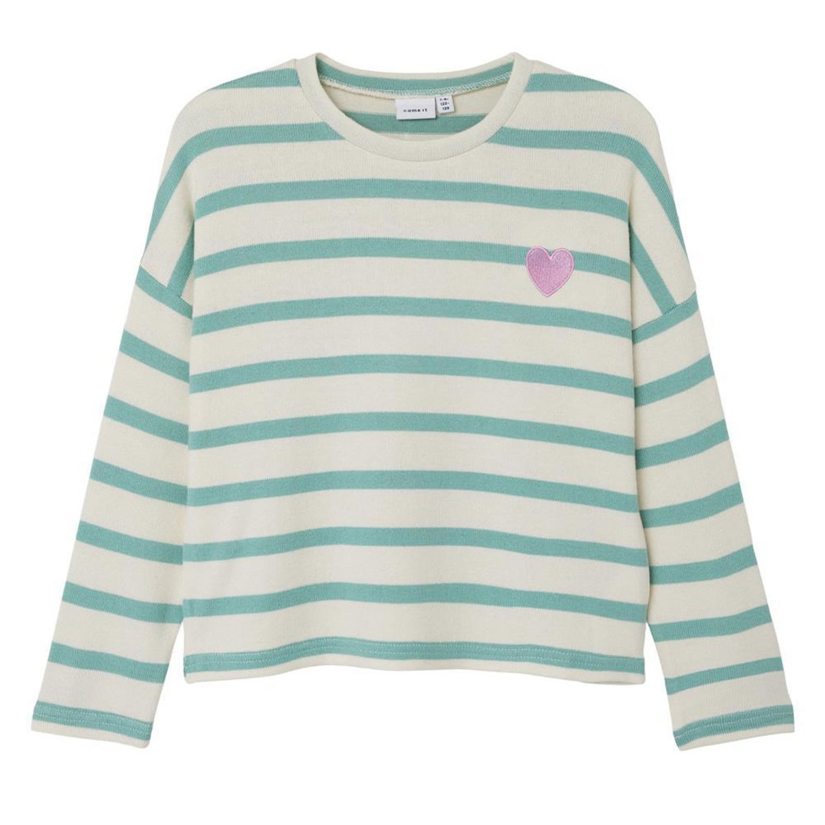 NAME IT Pull Beige/ à rayures Fille Name It Follina