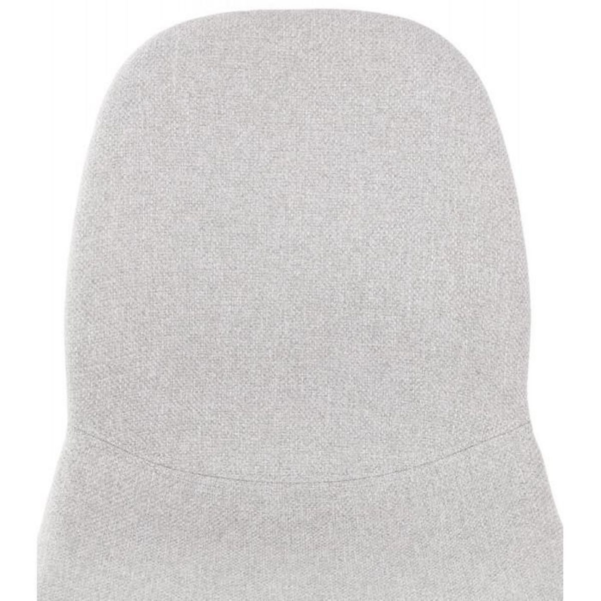 Paris Prix Chaise de Bureau en Tissu  Brandy  81cm Gris Clair