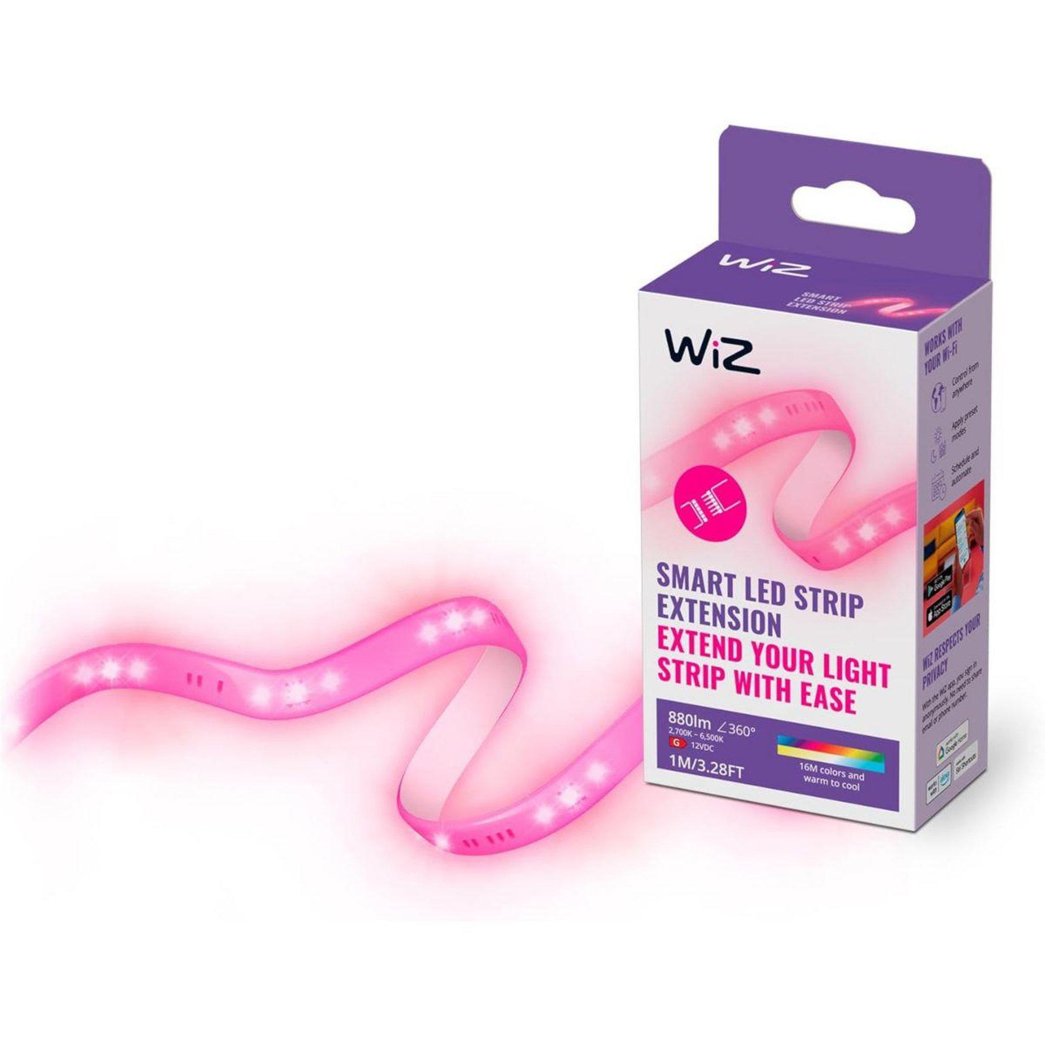 WIZ Bandeau led couleur 1m ultra lumineux 800lm