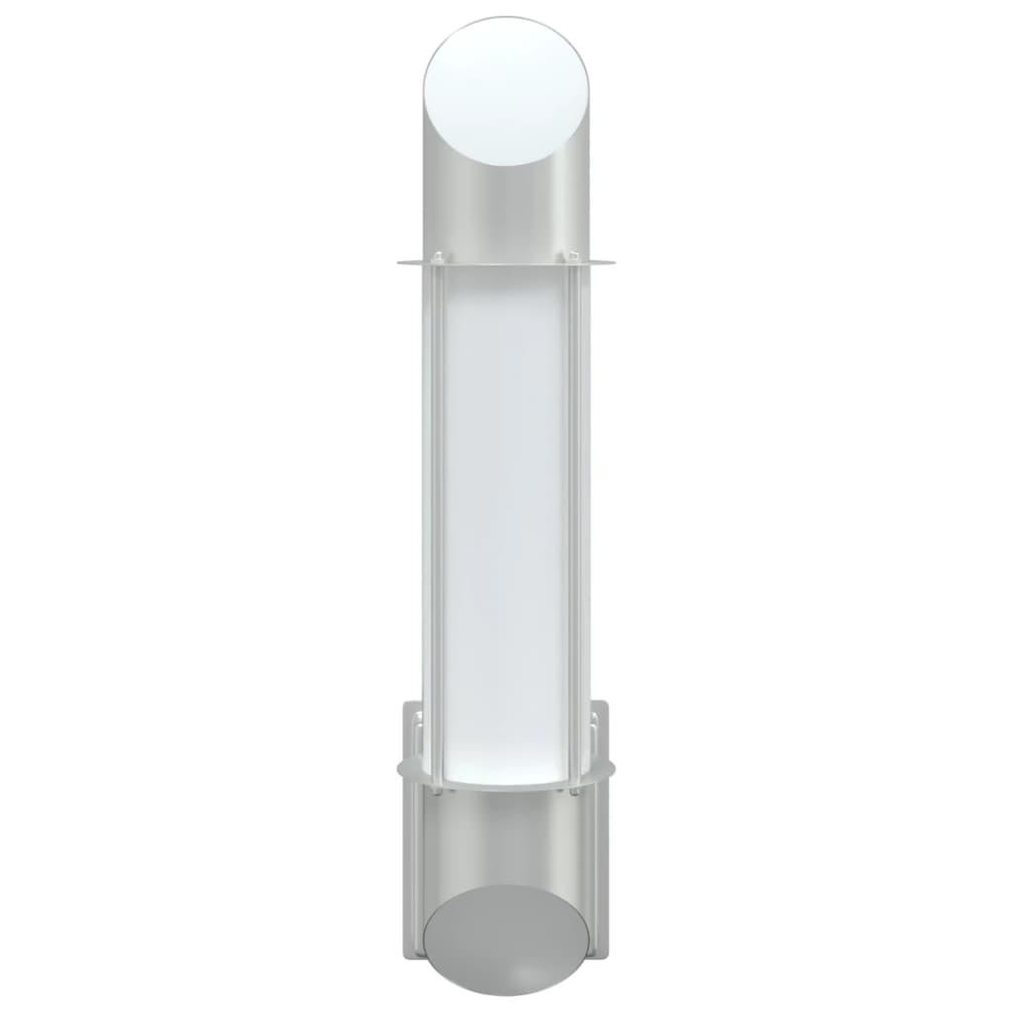 Voir la diapositive 4 : VIDAXL Appliques murales d'exterieur 2pcs argente acier inoxydable