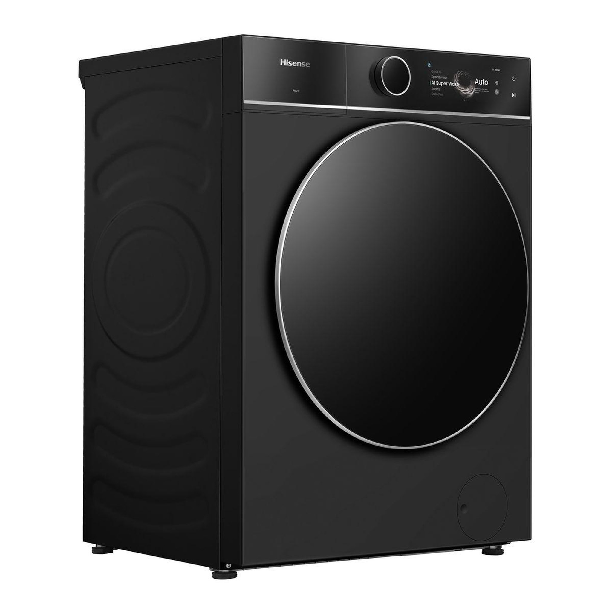 Voir la diapositive 3 : Hisense Lave linge hublot wf7i1248bbr - 12 kg - 1400 tr/min - classe a - moteur induction - autodosage - connecté wifi- noir