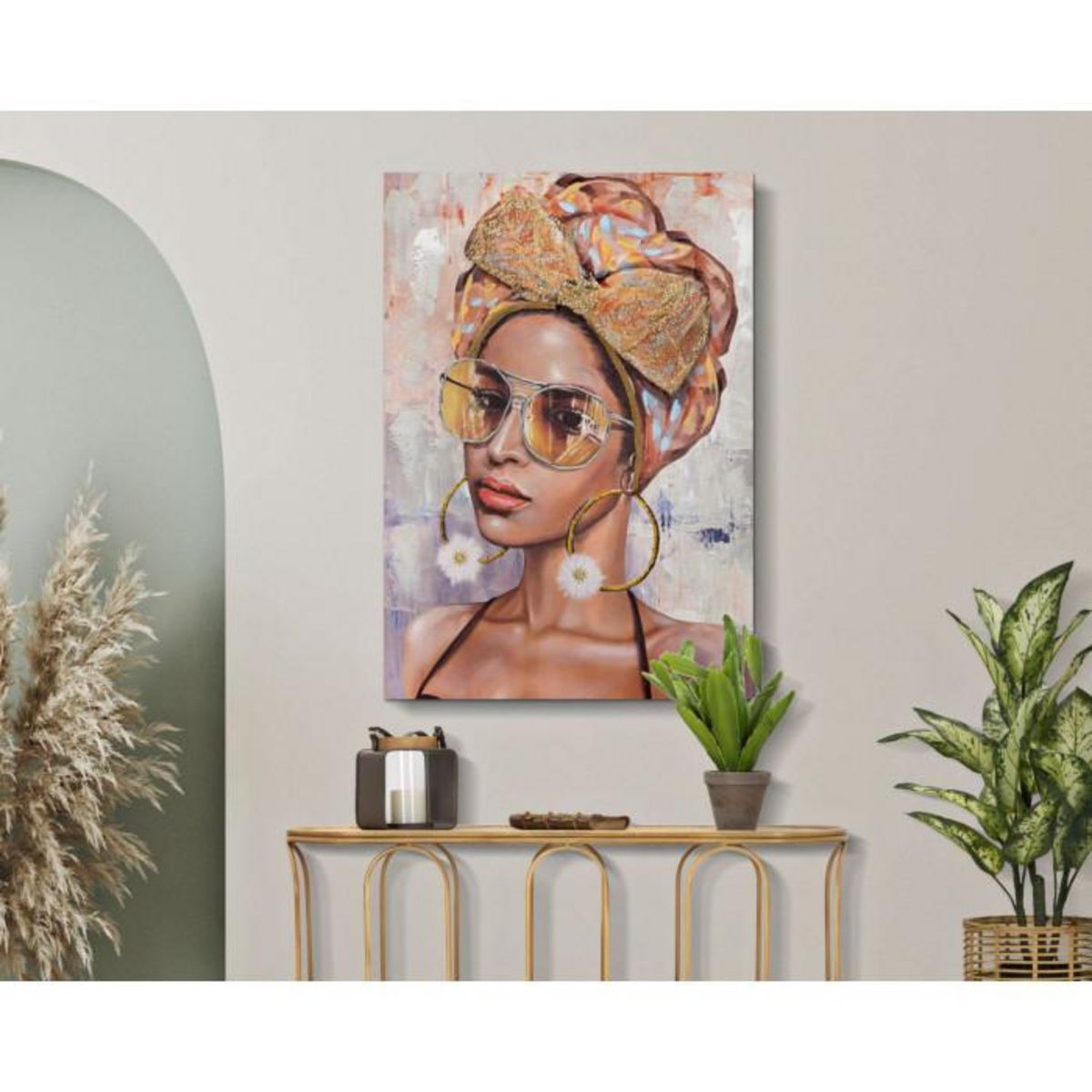 Paris Prix Toile Imprimée Déco  Jennyfer  70x100cm Multicolore