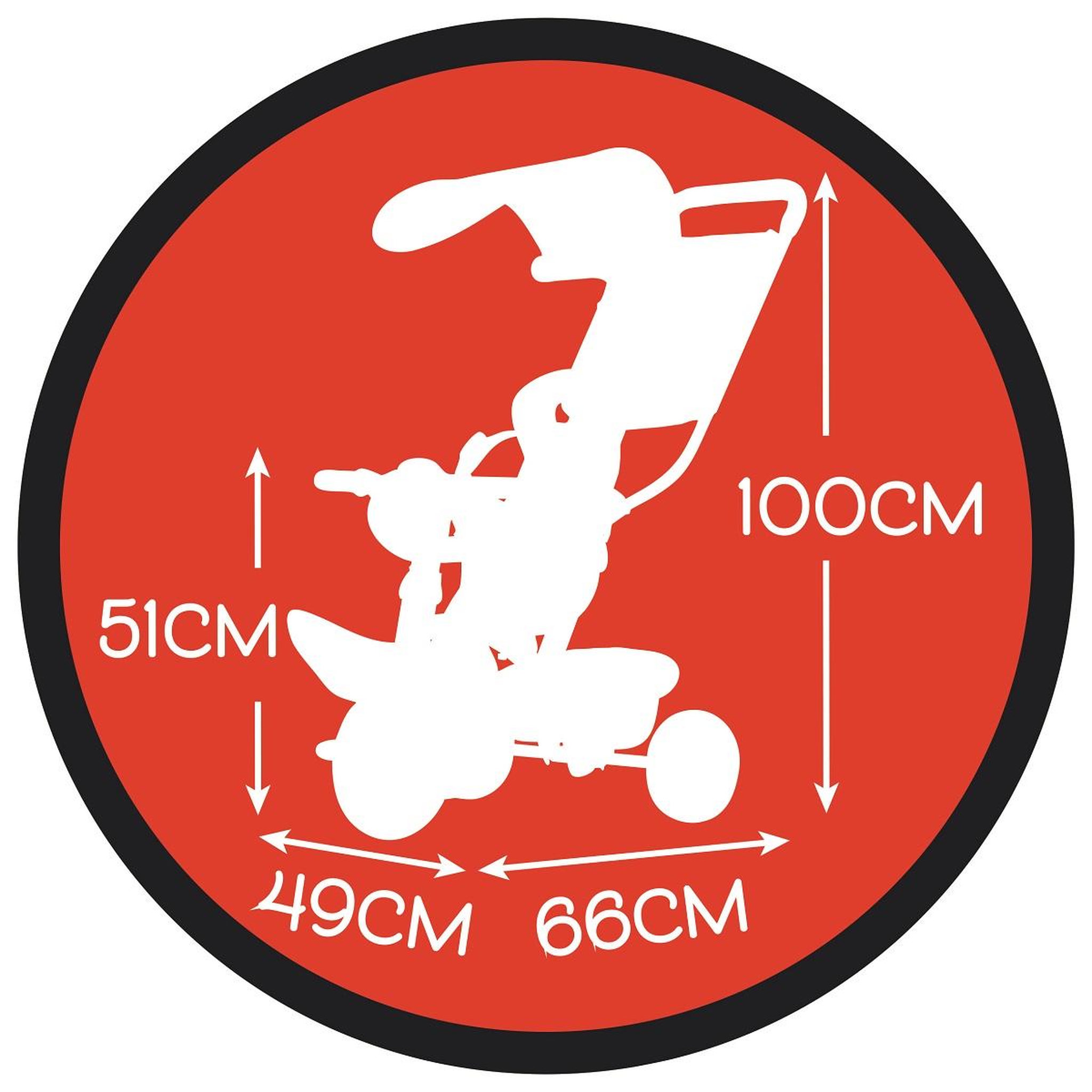 Voir la diapositive 7 : SMOBY Tricycle Baby balade plus Mickey 
