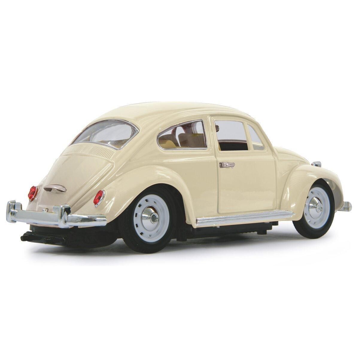 Jamara Voiture télécommandée VW Käfer RC Diecast 1:18 creme blanc 40MHz