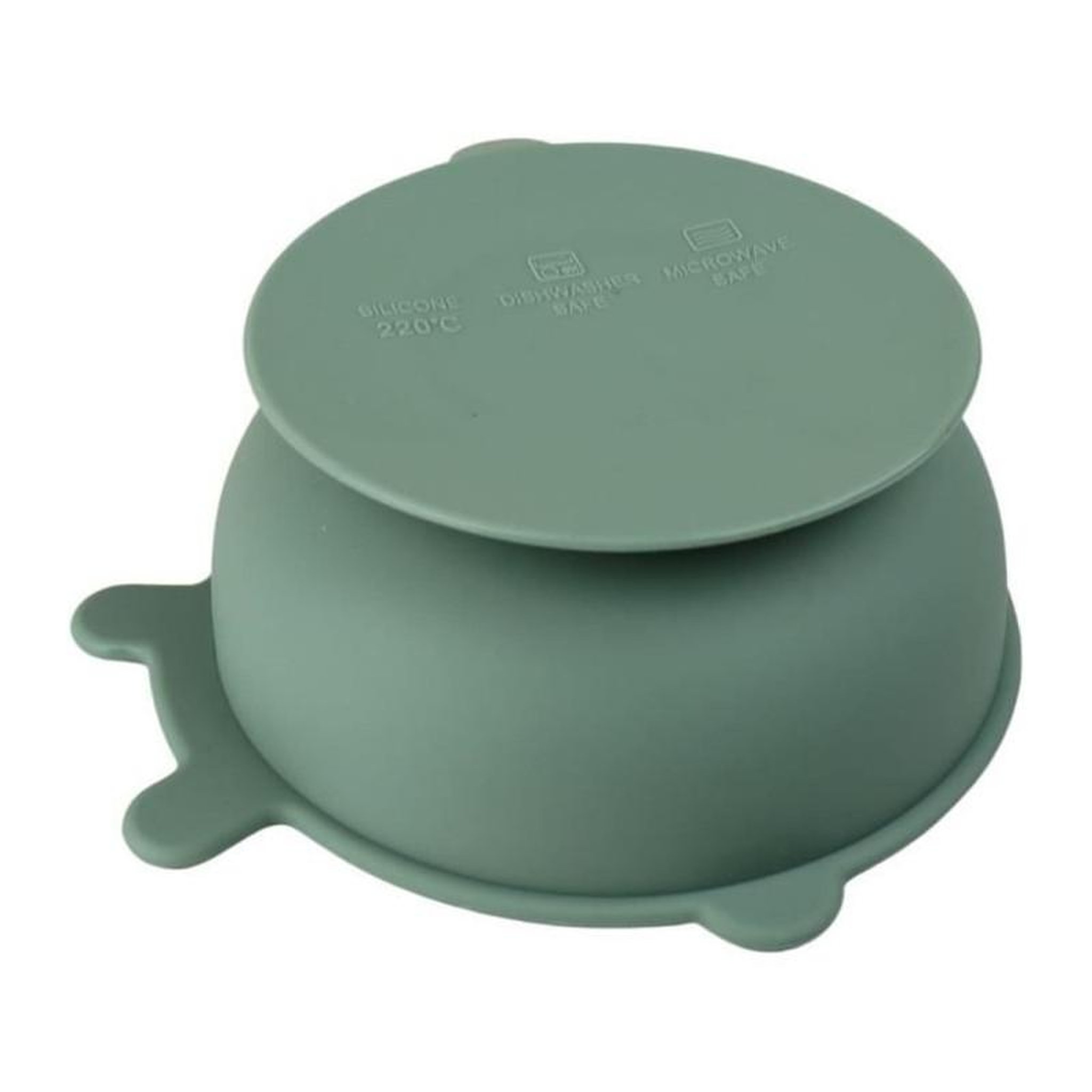 Voir la diapositive 2 : THERMOBABY Bol ventouse - THERMOBABY - Silicone - Vert Cactus - Antidérapant et incassable