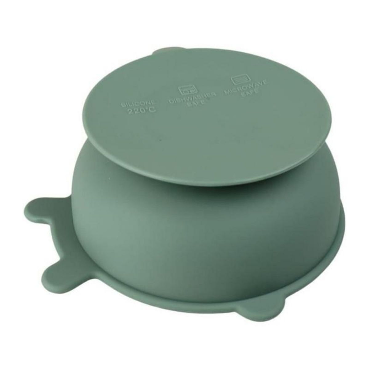 THERMOBABY Bol ventouse - THERMOBABY - Silicone - Vert Cactus - Antidérapant et incassable