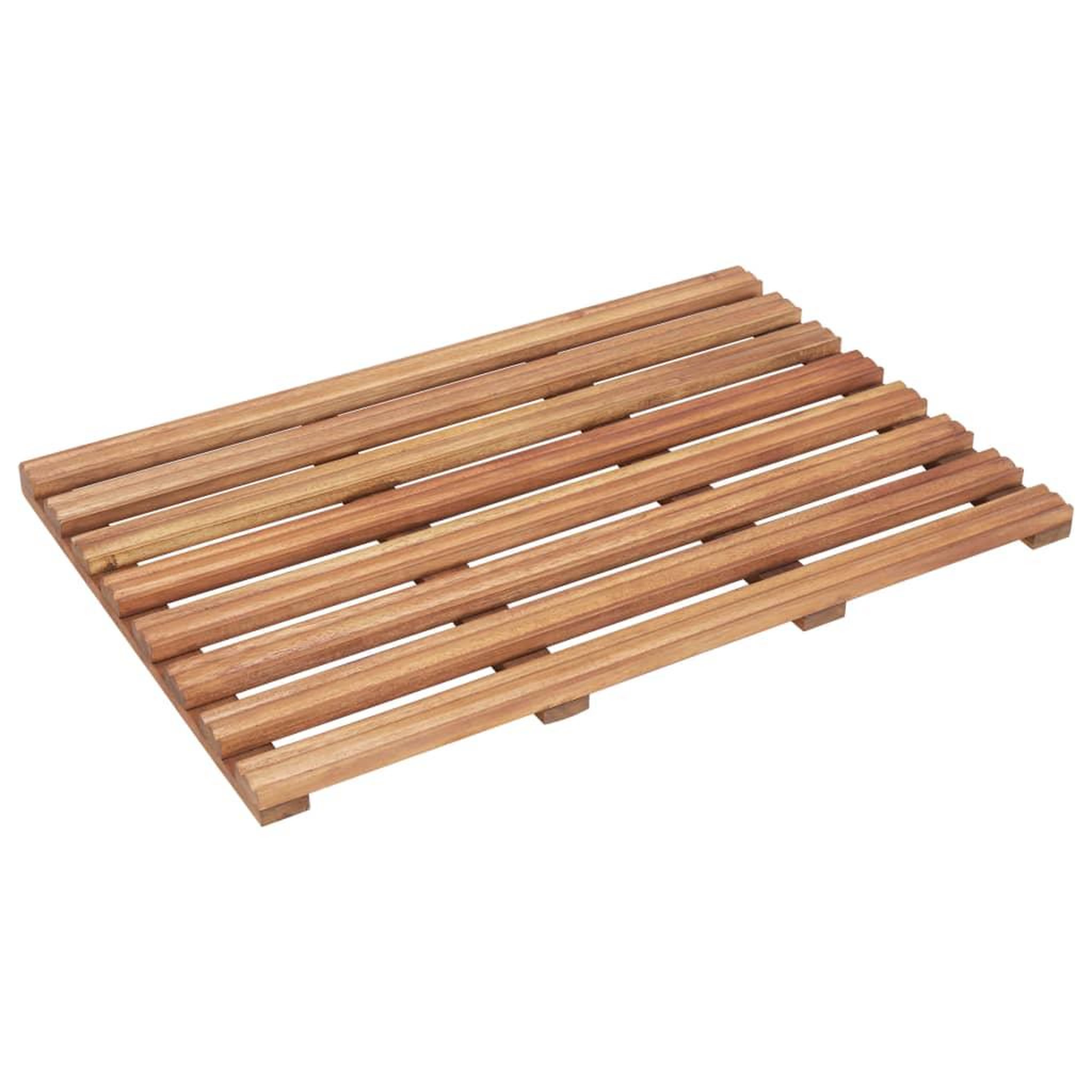 Voir la diapositive 2 : VIDAXL Tapis de salle de bain 2 pcs bois d'acacia massif 56x37 cm