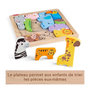 Voir la diapositive 1 : FISHER PRICE Fisher-Price - Puzzle Animaux en Bois - Tri de formes avec 13 pieces - Fisher-Price - JFG10