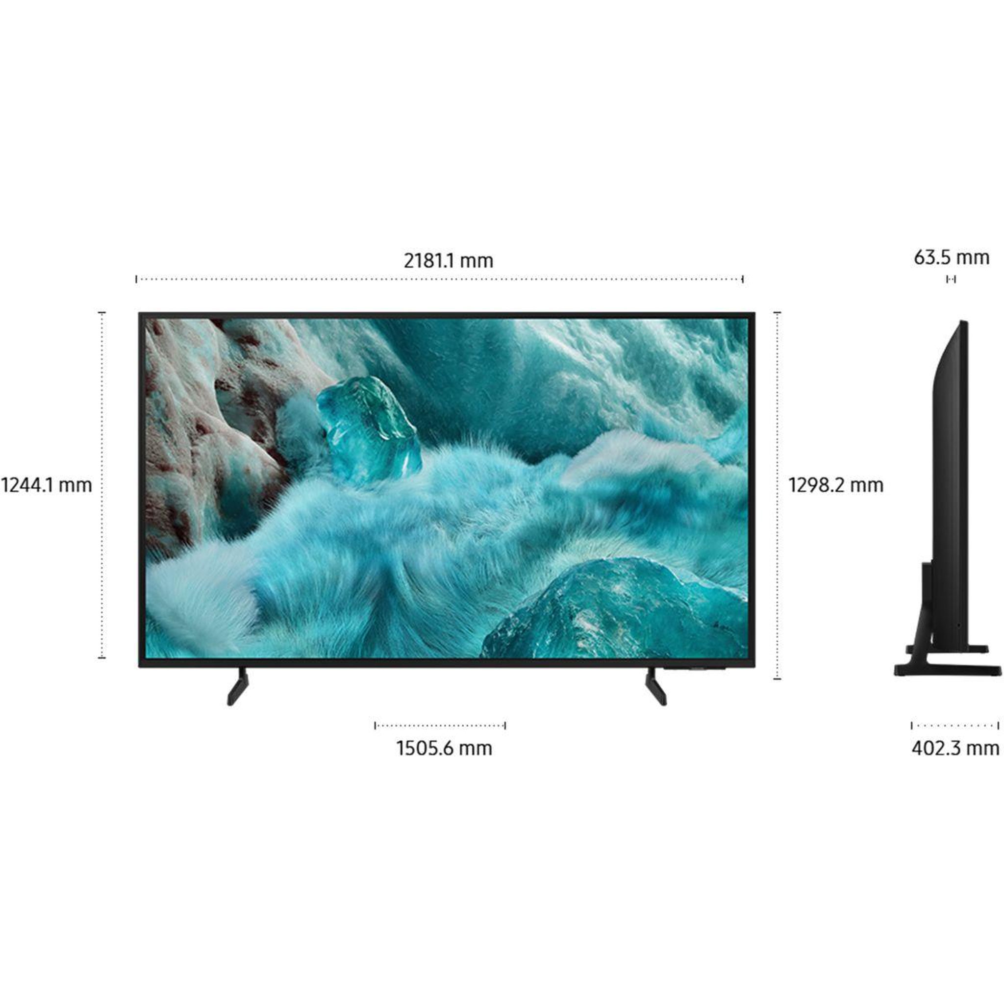Voir la diapositive 2 : Samsung TV QLED TQ98Q7FA 4K AI SmartTV