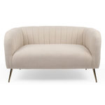 Paris Prix Canapé 2 Places Bouclette  Reuben  128cm Beige