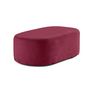 Voir la diapositive 3 : BEST MOBILIER Miro - pouf en velours texturé