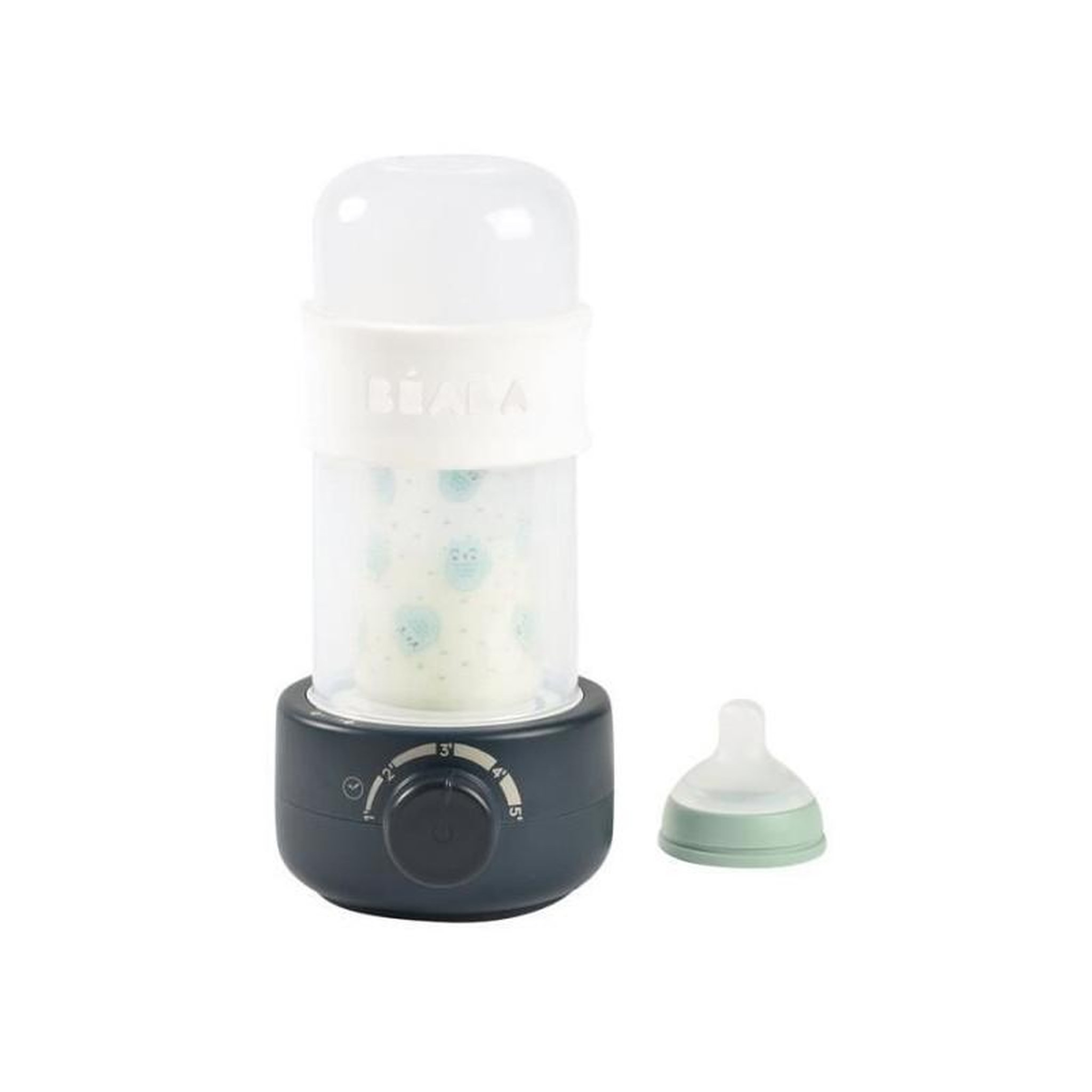 Voir la diapositive 6 : BEABA Chauffe biberon baby milk second ultra fast bottle warne