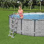 Voir la diapositive 1 : BESTWAY Bestway Echelle de piscine a 4 marches Flowclear 122 cm