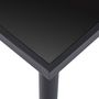 Voir la diapositive 4 : VIDAXL Table a manger Noir 140x70x75 cm Verre trempe