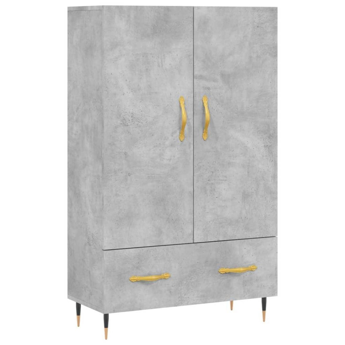 VIDAXL Buffet haut gris beton 69,5x31x115 cm bois d'ingenierie