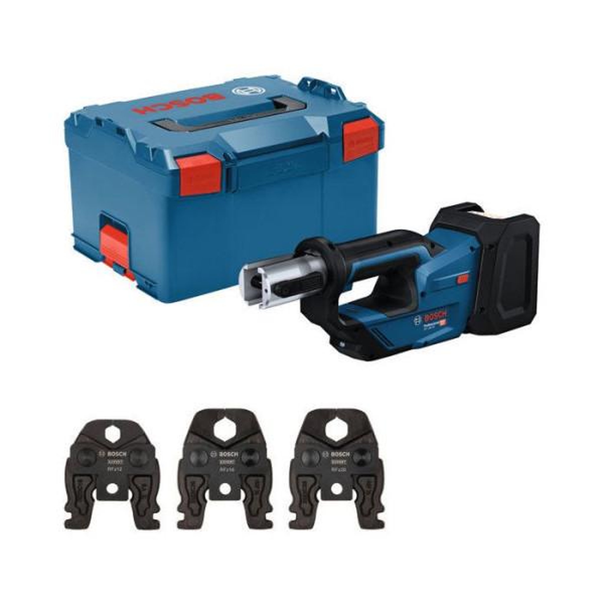 Bosch Professional Sertisseuse - bosch professional - gpt 18v-19 + kit rfz12/16/20 - sans batterie ni chargeur - tete 360° - l-boxx 238