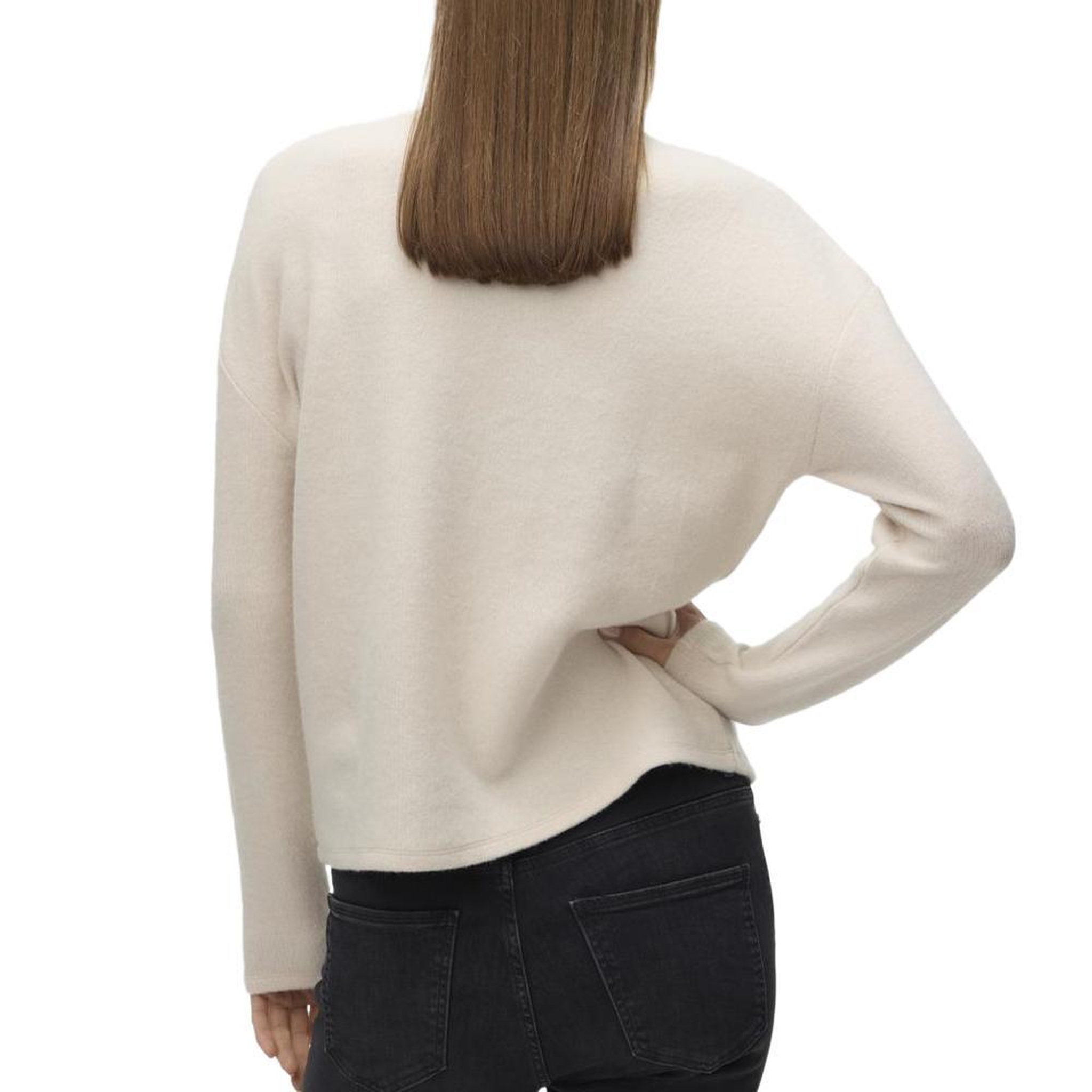 Voir la diapositive 2 : Vero Moda Pull Beige Femme Vero Moda Top-light