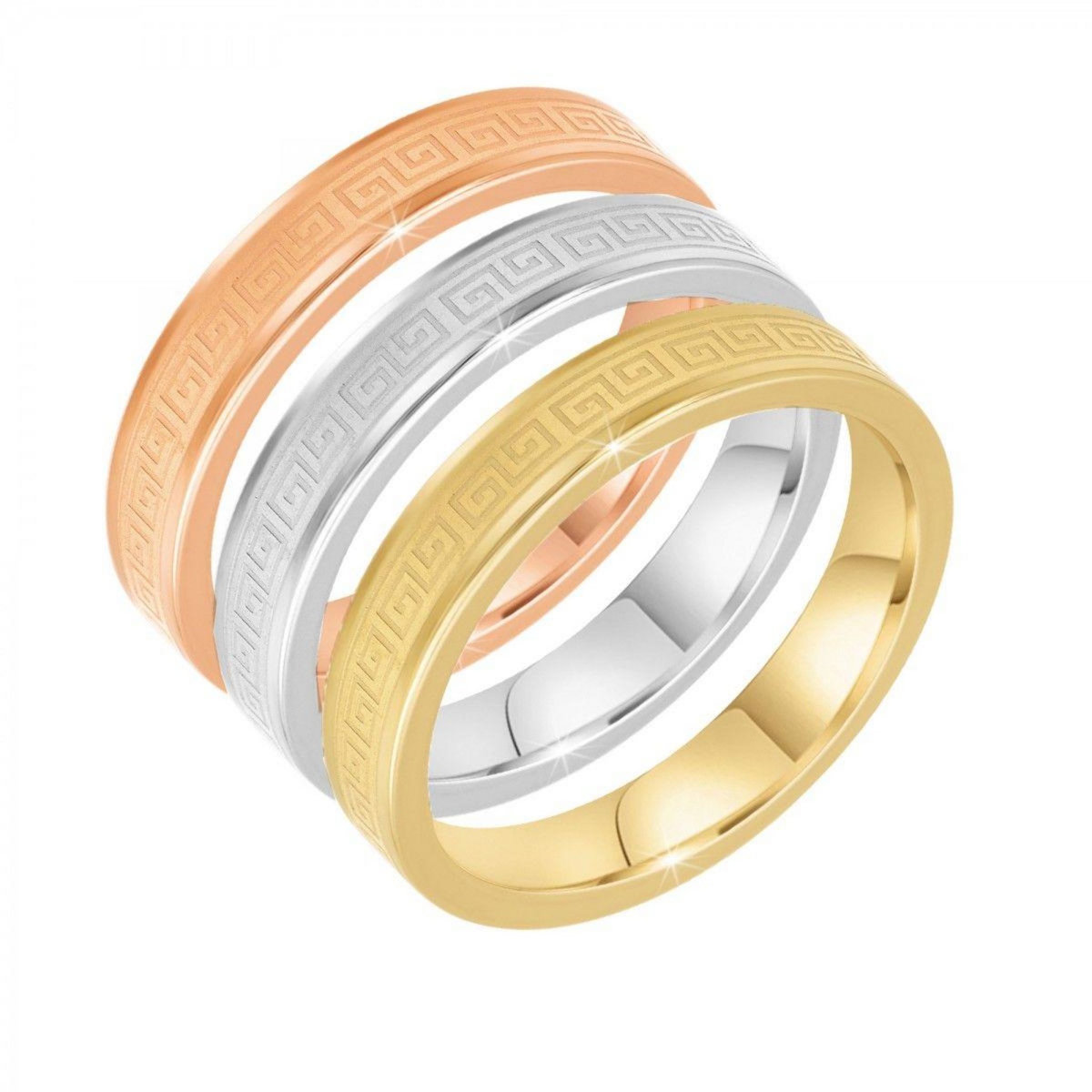 SC CRYSTAL Lot de 3 bagues taille 56 par SC Crystal