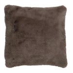 Paris Prix Coussin Imitation Fourrure  Cutie  45x45cm Taupe