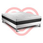 Voir la diapositive 6 : VITALIT Ensemble VITAL FORM 180 x 200 cm sommier Kit blanc