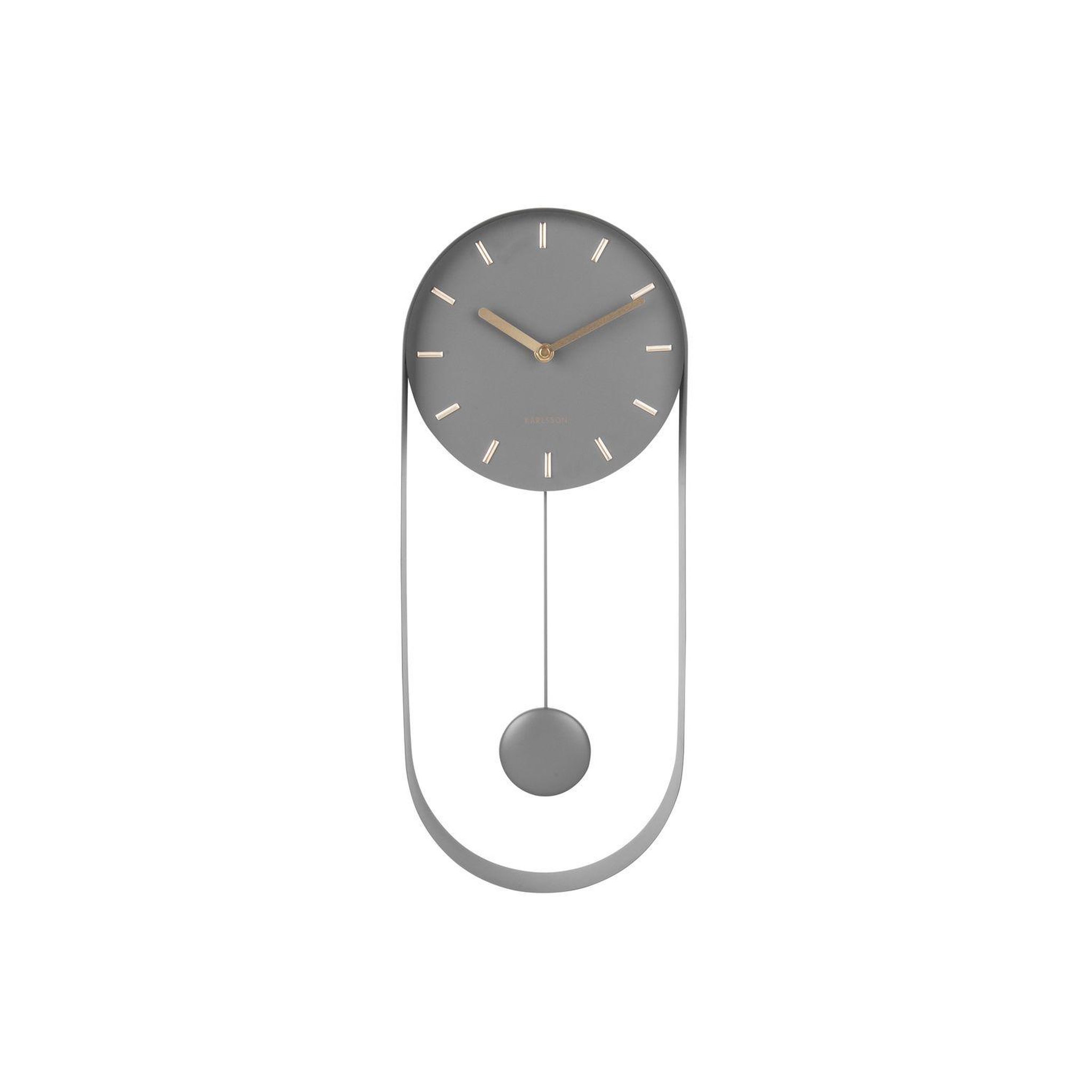 Karlsson Horloge à balancier pendulum design Charm. Coloris disponibles : Noir