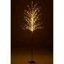 Voir la diapositive 3 : Paris Prix Arbre Déco Led en Métal  Dénudé  180cm Or