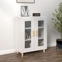 Voir la diapositive 1 : VIDAXL Buffet Blanc brillant 69,5x34x90 cm Bois d'ingenierie