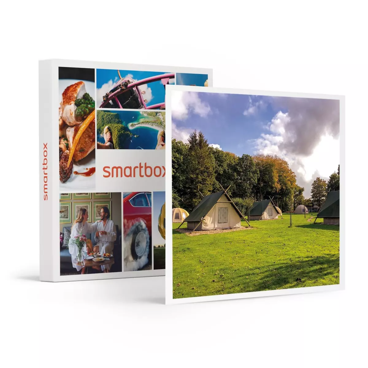 Smartbox Séjour insolite en famille ou entre amis de 2 jours dans une tente au sol près d'Étretat - Coffret Cadeau Séjour
