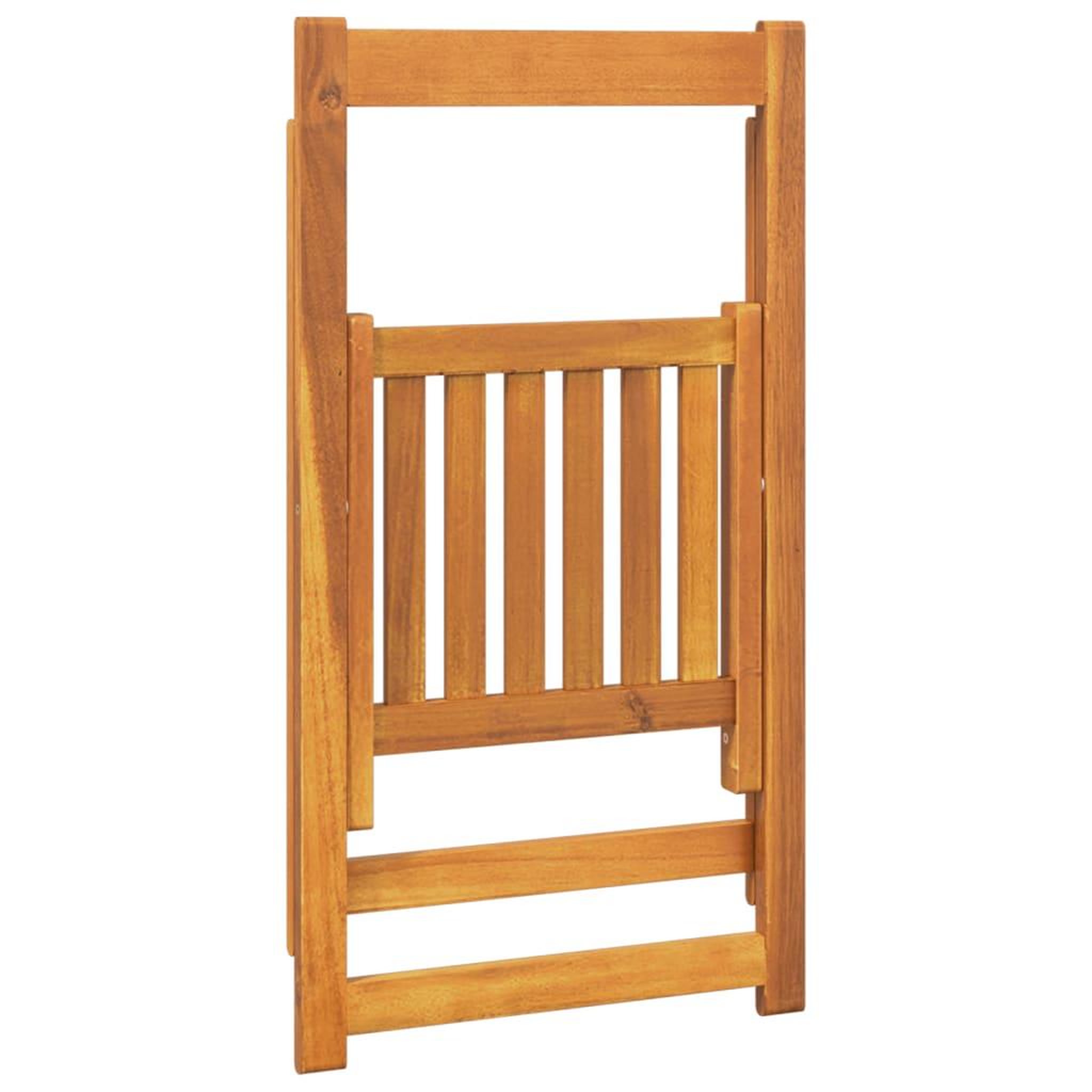 Voir la diapositive 5 : VIDAXL Chaises pliables de jardin lot de 4 Bois d'acacia massif