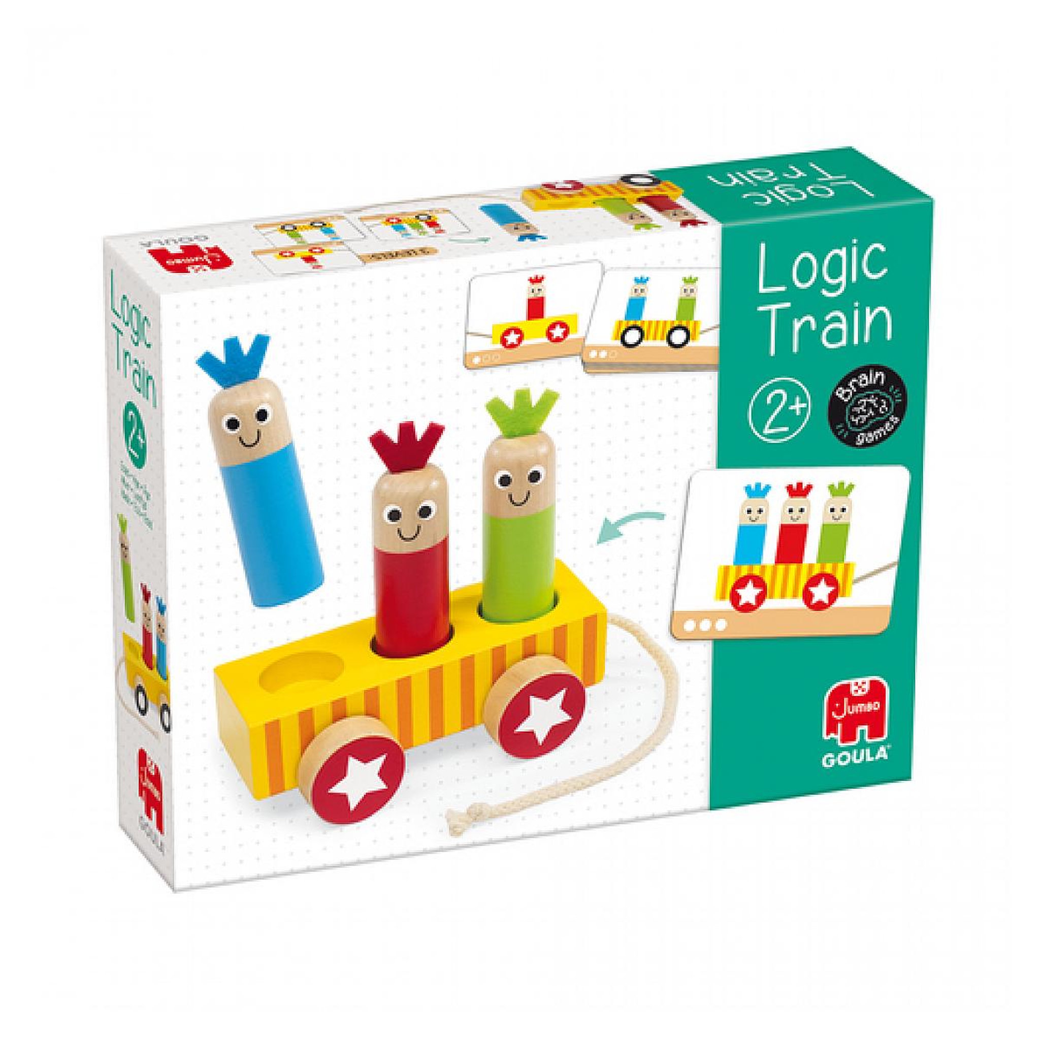 Voir la diapositive 1 : Goula Logic train en bois a assembler