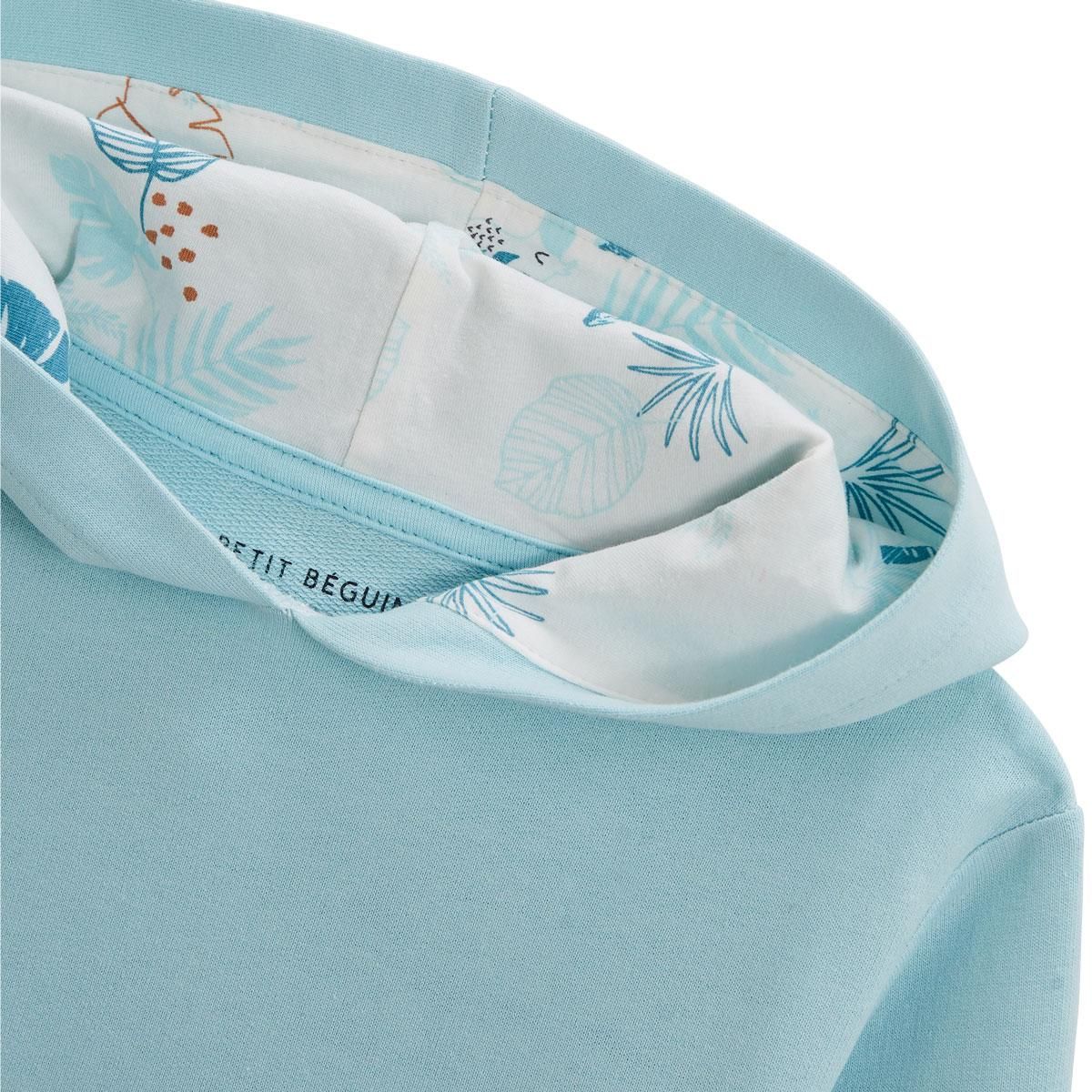 Petit Béguin Sweat-shirt à capuche bébé Manaus