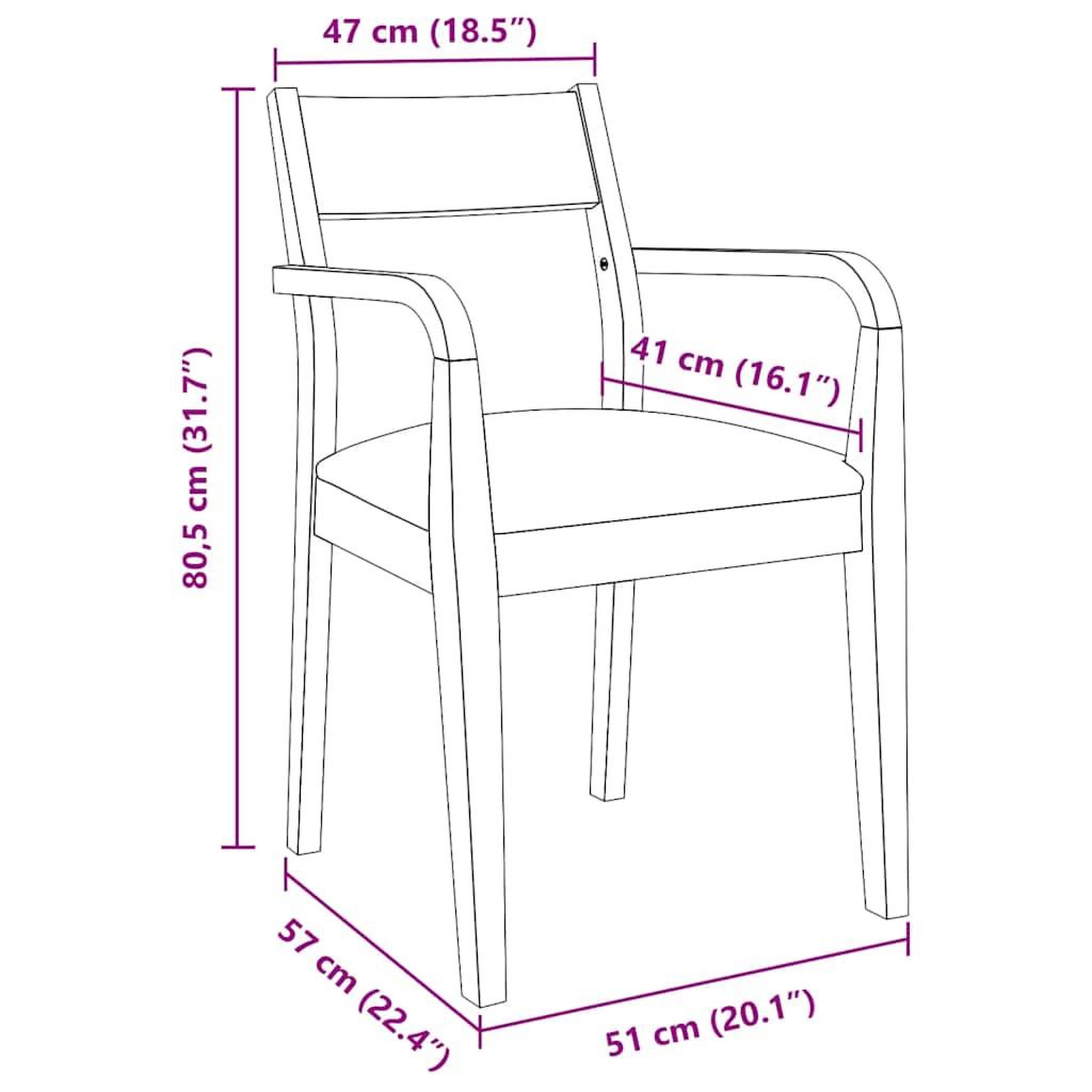 Voir la diapositive 6 : VIDAXL Chaises a manger coussins 2 pcs blanc bois massif caoutchouc