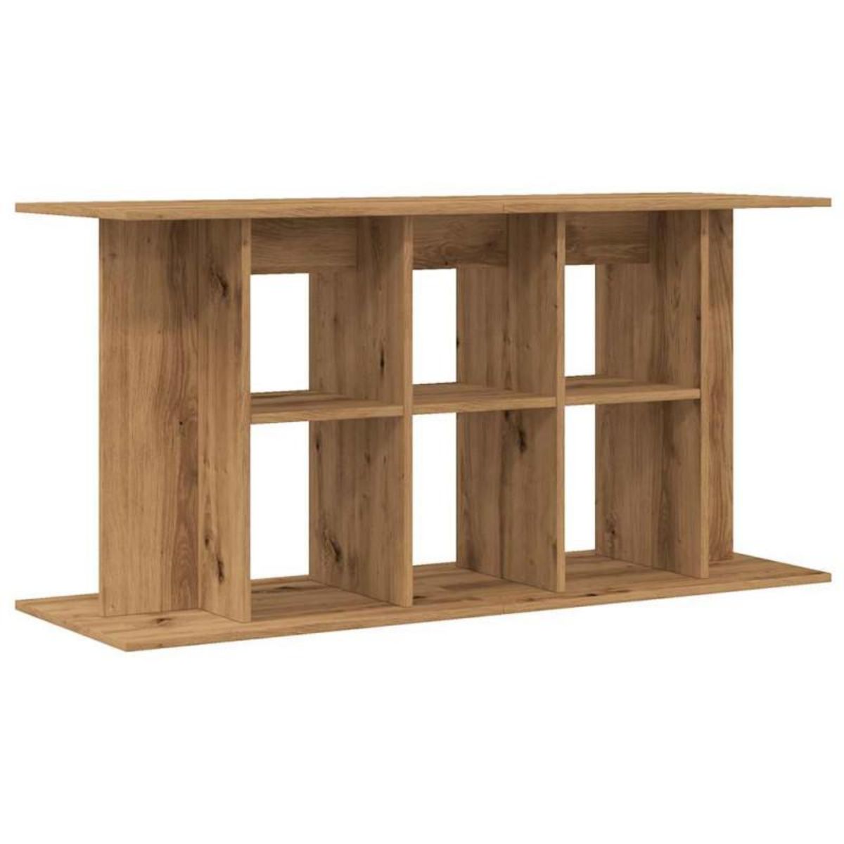 VIDAXL Support d aquarium chêne artisanal 120x40x60 cm bois ingénierie