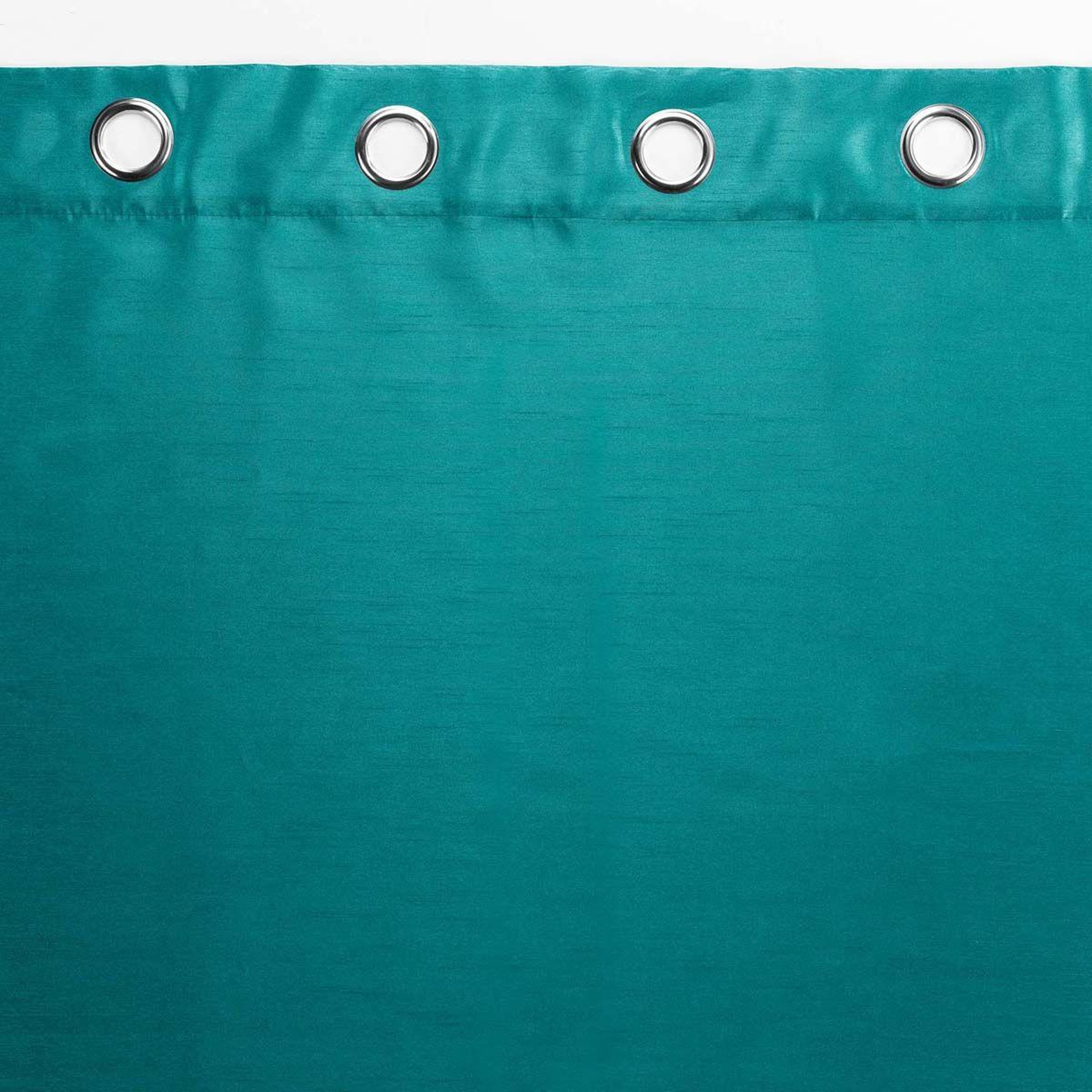 Voir la diapositive 3 : Douceur d'Intérieur Rideau à oeillets  shana  140x240cm bleu