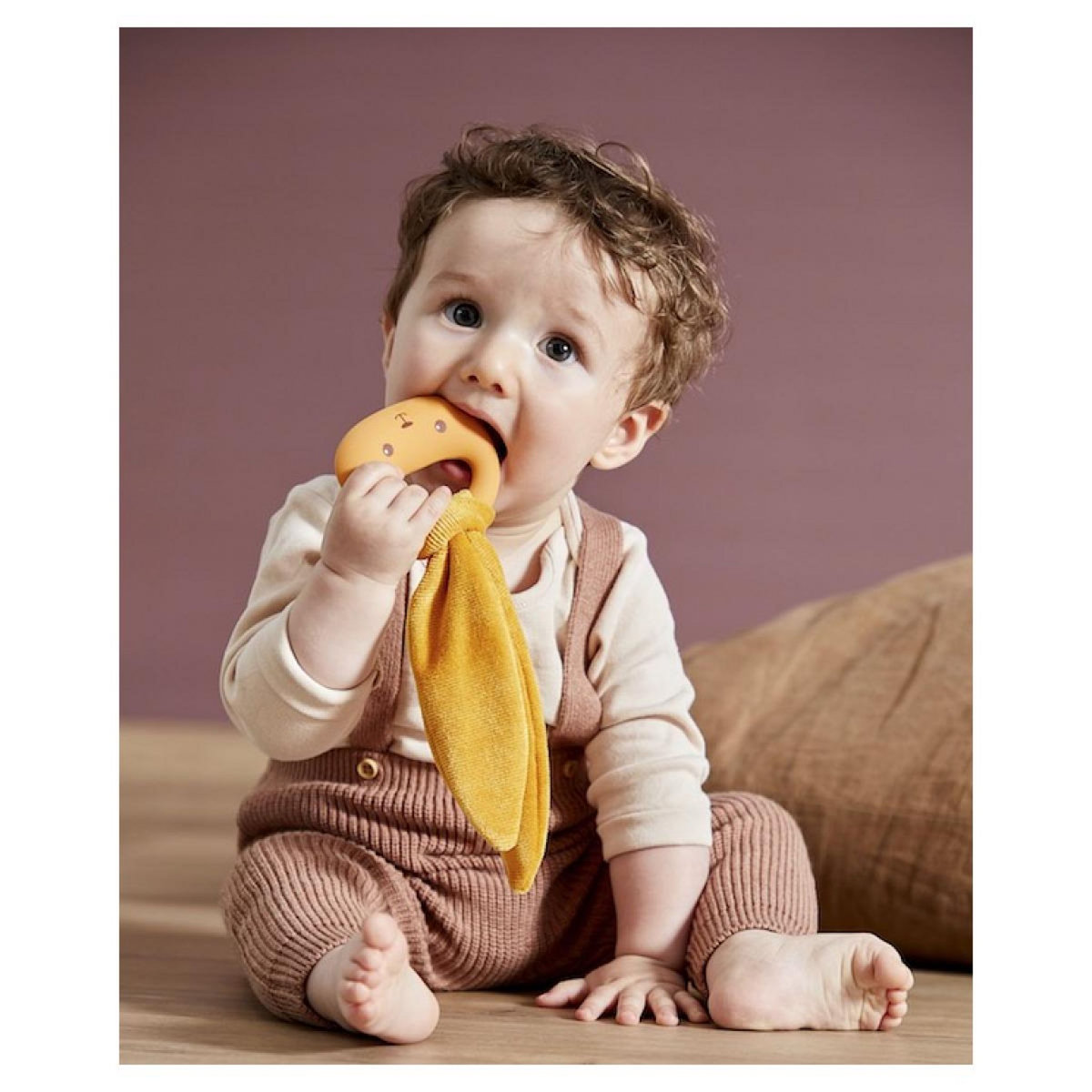 Kaloo Anneau de dentition lapinou ocre