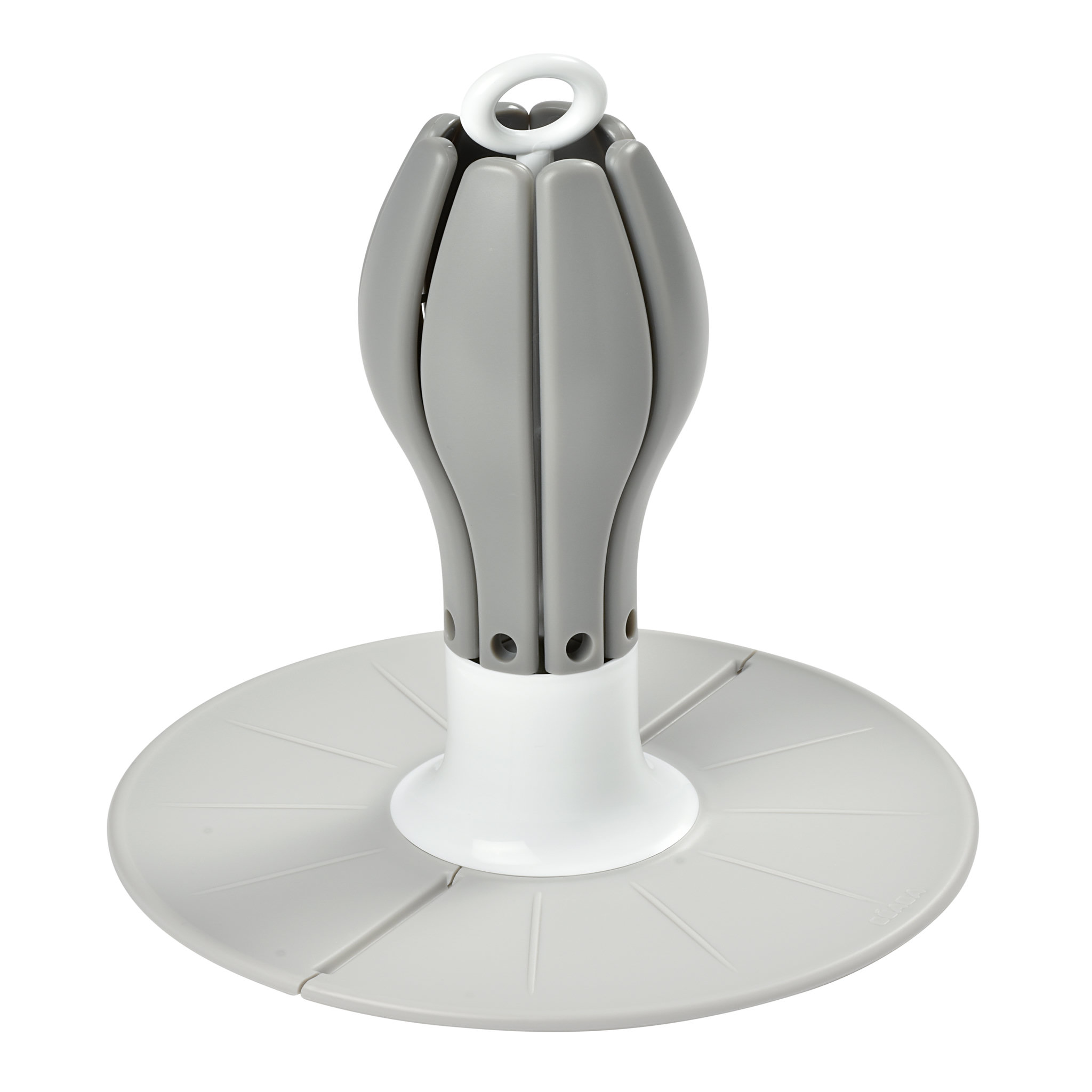 Voir la diapositive 3 : BEABA Egoutte Biberon pliable Flower gris
