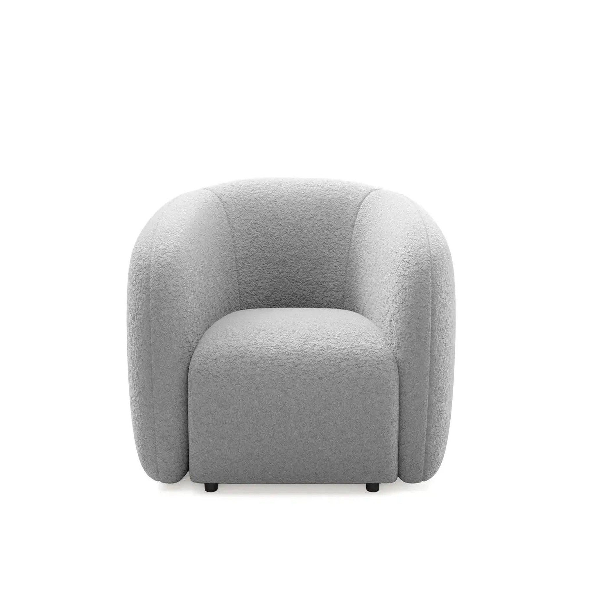 Voir la diapositive 5 : CASANOVA PARIS Bahia - fauteuil tissu bouclette